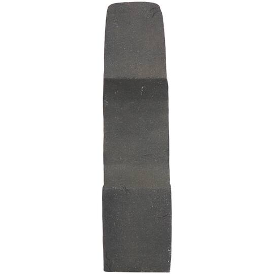 31" Black Tall Distressed Totem Face Sculpture